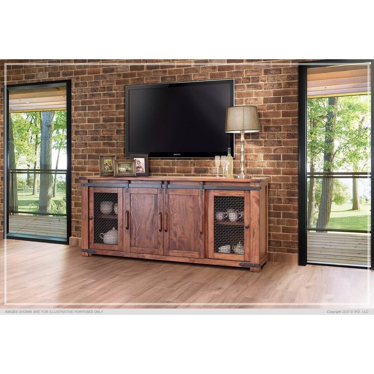 Parota 70 Inch TV Stand Parota 70 Inch TV Stand - Image 1