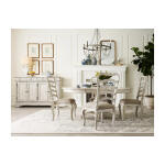 Lloyd Pedestal Dining Table Complete - Image 3