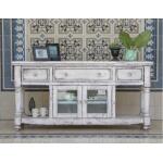 Aruba 70" TV Stand, 3 Drawers & 2 Doors, White Finish - Image 2
