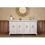Capri 4 Door Console w/Ivory Finish