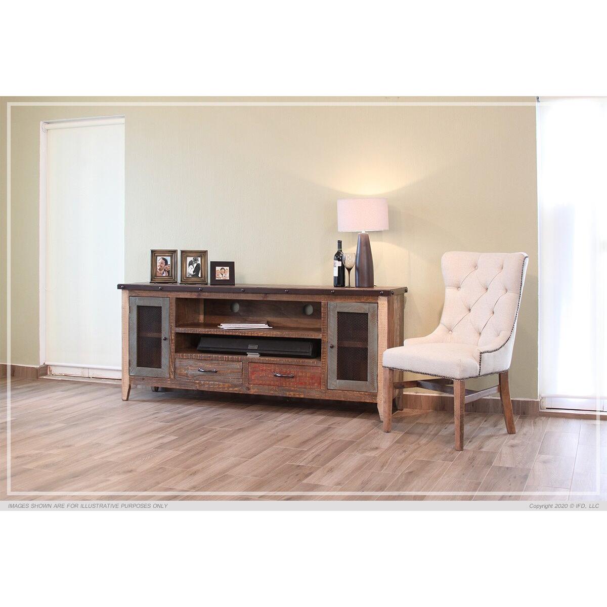 Antique 76 Inch TV Stand Antique 76 Inch TV Stand - Image 1