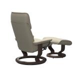 Stressless® Admiral (M) Classic Base Recliner with Ottoman - Image 4
