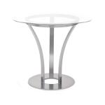 Dalia 90242 - Glass tabletop (Clear) Flat edge
