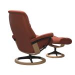 Stressless® Sunrise (M) Signature Base Recliner with Ottoman - Image 4