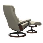 Stressless® View (M) Signature Base Recliner with Ottoman - Image 4