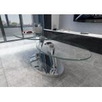8045 Motion Top Cocktail Table in Polished Stainless Steel - Image 3