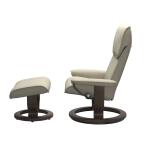 Stressless® Admiral (L) Classic Base Recliner with Ottoman - Image 2