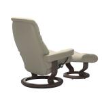 Stressless® Sunrise (L) Classic Base Recliner with Ottoman - Image 4