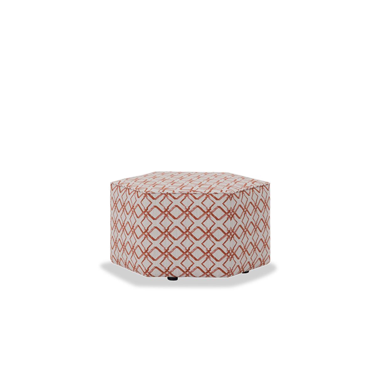 Mingle Hexagon Medium Ottoman Mingle Hexagon Medium Ottoman - Image 1