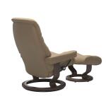 Stressless® Sunrise (M) Classic Base Recliner with Ottoman - Image 4