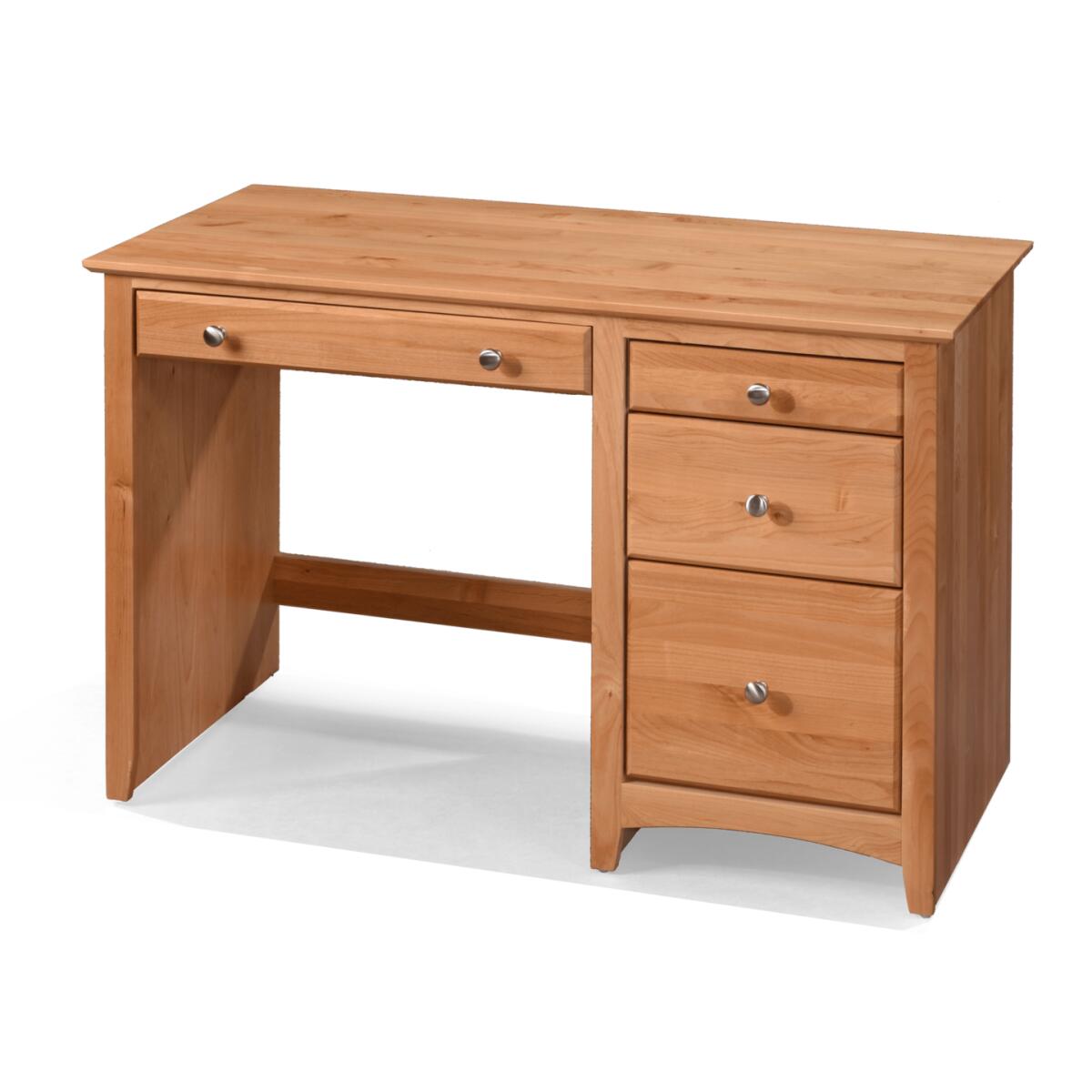 4 Drawer Desk – Overhang Top 6524X 4 Drawer Desk - Overhang Top 6524X - Image 1