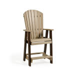 Fan-Back Balcony Counter Height Chair 321C