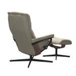Stressless® Mayfair (S) Cross Base Recliner with Ottoman - Image 4