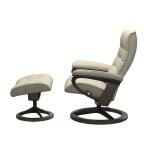 Stressless® Opal (S) Signature Base Recliner with Ottoman - Image 2