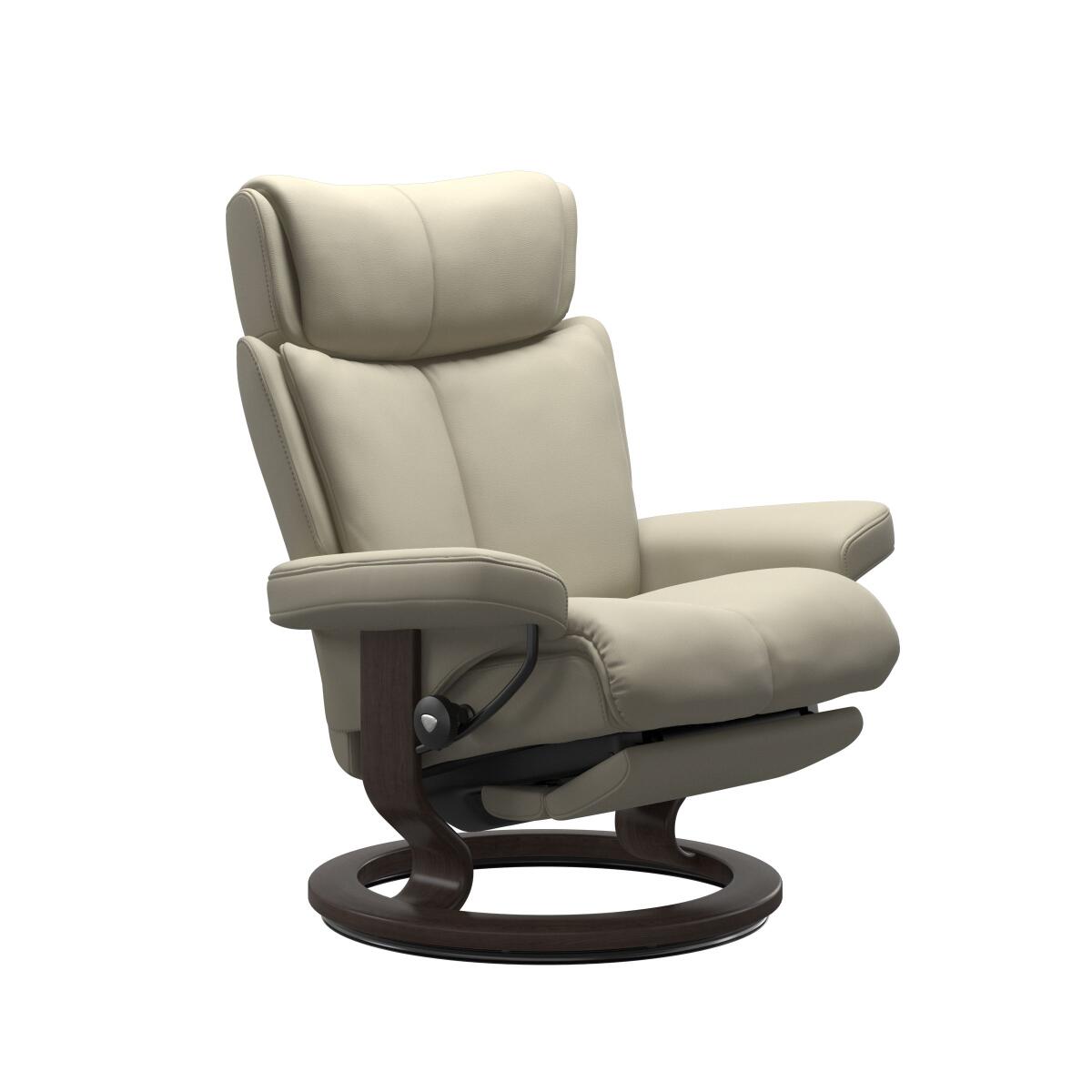 5b5678a4883c6e5407c32d5e0d56e3e2 Stressless® Magic (M) Classic Base Recliner with Power - Image 1