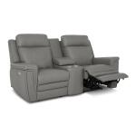 Asher Console Loveseat Recliner Power w/ Power Headrest & Power Lumbar