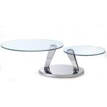 8045 Motion Top Cocktail Table in Polished Stainless Steel - Image 2