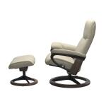 Stressless® Consul (S) Signature Base Recliner with Ottoman - Image 2