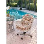 Bridgeport Tilt Swivel Caster Chair – Rustic Driftwood Finish - Image 3