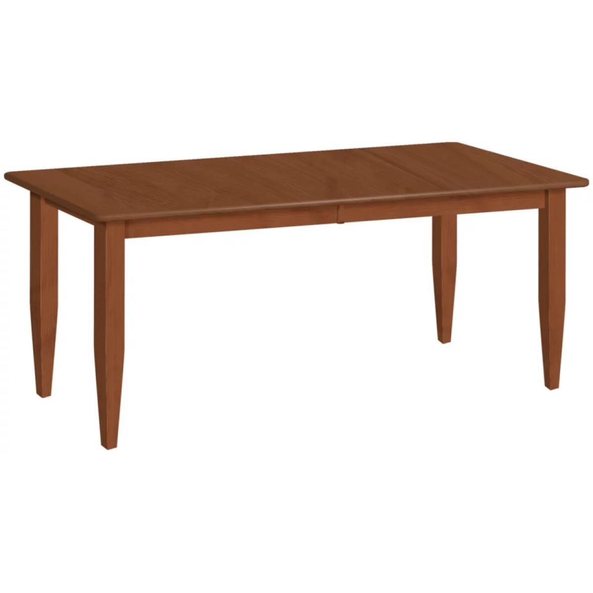 Solid Wood Customizable Dining Table Base With 18″ Leaf Solid Wood Customizable Dining Table Base With 18" Leaf - Image 1