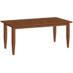 Solid Wood Customizable Dining Table Base With 18" Leaf