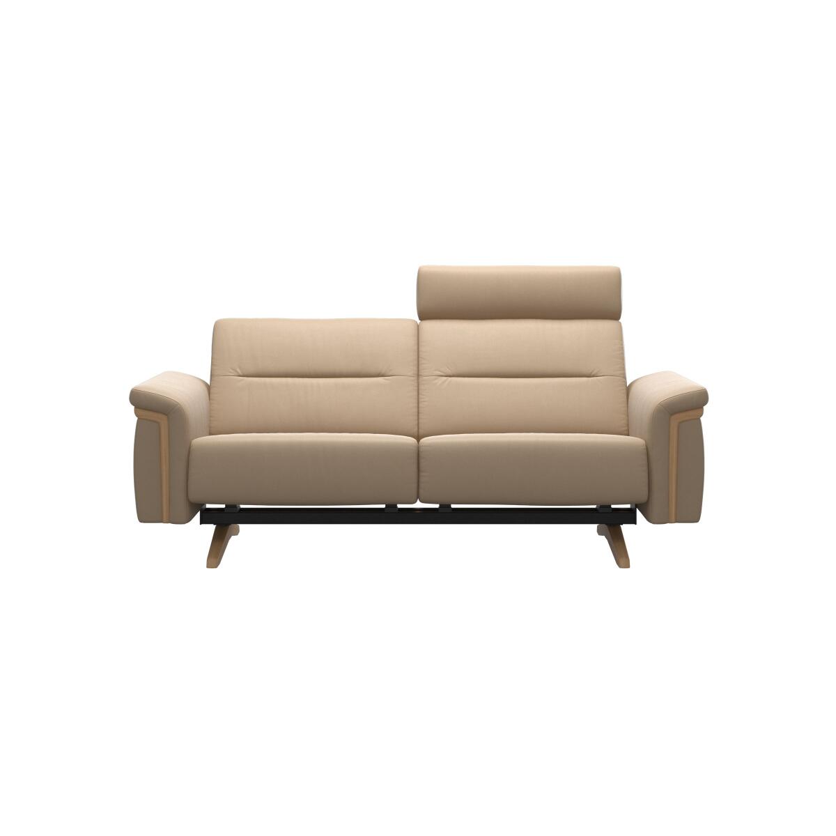 877748b61fd133324fd33708a04170e4 Stressless® Stella Wood 2 seater with 1 headrest - Image 1