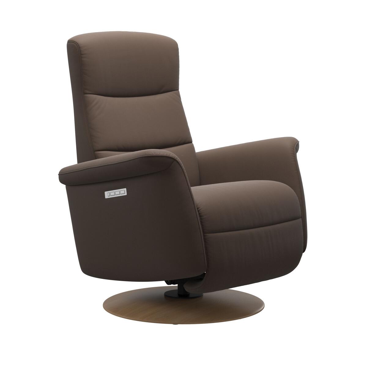 958aa2d1963f1c98f3a4aaee95954c26 Stressless® Mike (M) Power with Moon wood base - Image 1