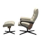 Stressless® Opal (L) Cross Base Recliner with Ottoman - Image 2
