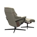 Stressless® Reno (M) Cross Base Recliner with Ottoman - Image 4