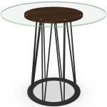 Calypso 51526-36 - Pub table base with wood veneer (birch) accent