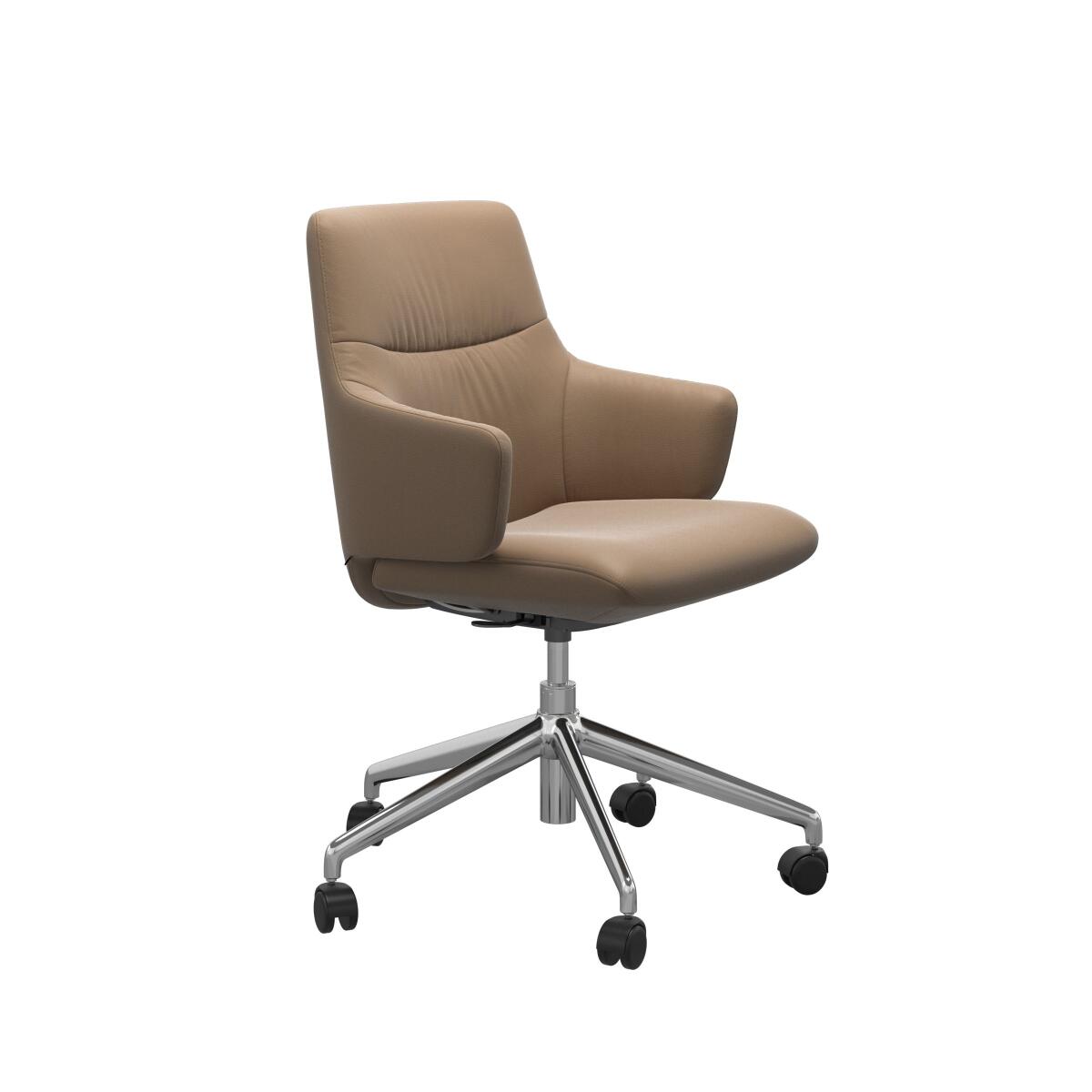 bd18e18965a16157e30f22591d3b9b53 Stressless® Mint Home Office Low Back with Arms - Image 1