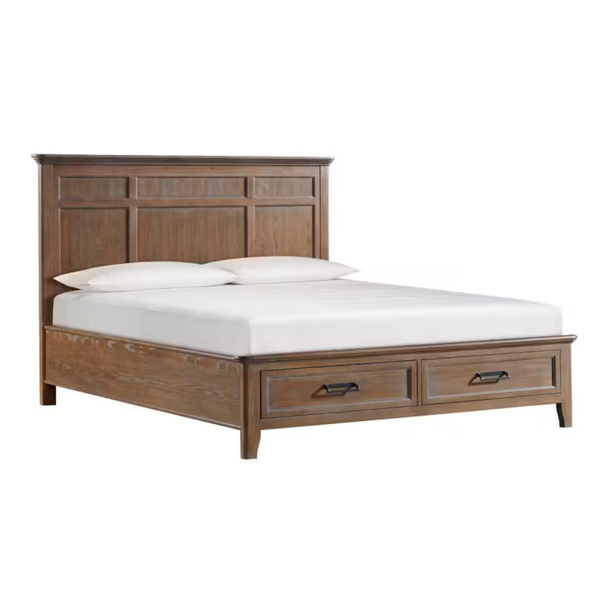 Alta King Storage Bed Harvest Alta King Storage Bed Harvest - Image 1