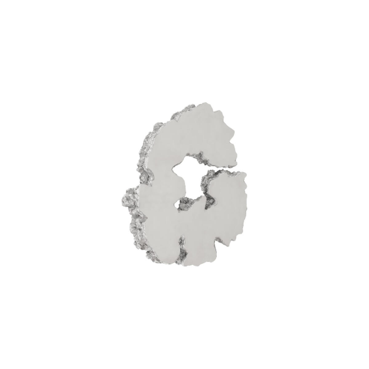 Lava Slice Wall Art Resin, Stainless Steel Lava Slice Wall Art Resin, Stainless Steel - Image 1