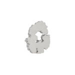 Lava Slice Wall Art Resin, Stainless Steel