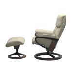 Stressless® Ruby (L) Signature Base Recliner with Ottoman - Image 2