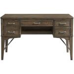 Intercon Preston Weathered Vintage Oak 58" Half Ped Desk - Image 2