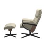 Stressless® Ruby (L) Cross Base Recliner with Ottoman - Image 2