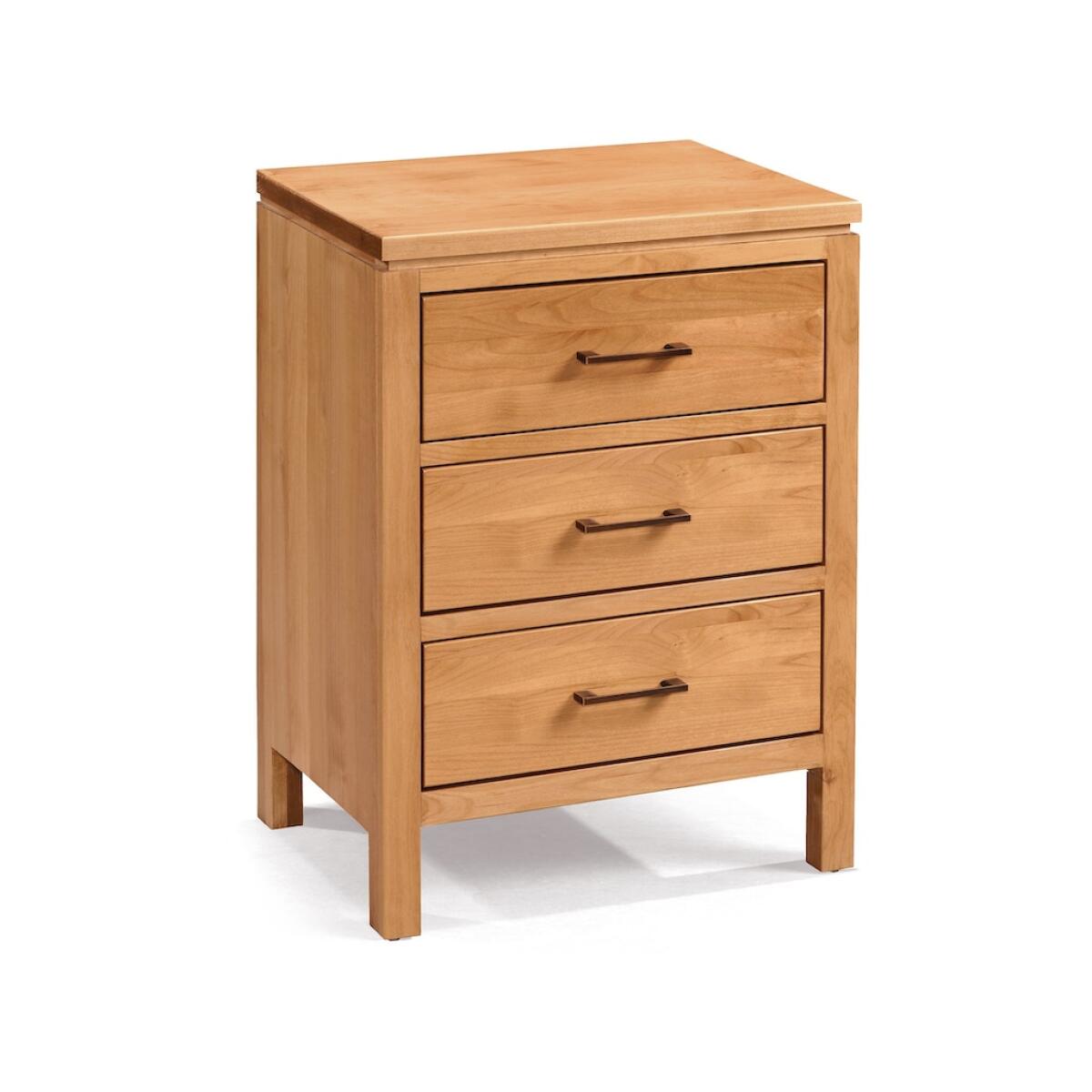 3 Drawer Wide Nightstand 3 Drawer Wide Nightstand - Image 1