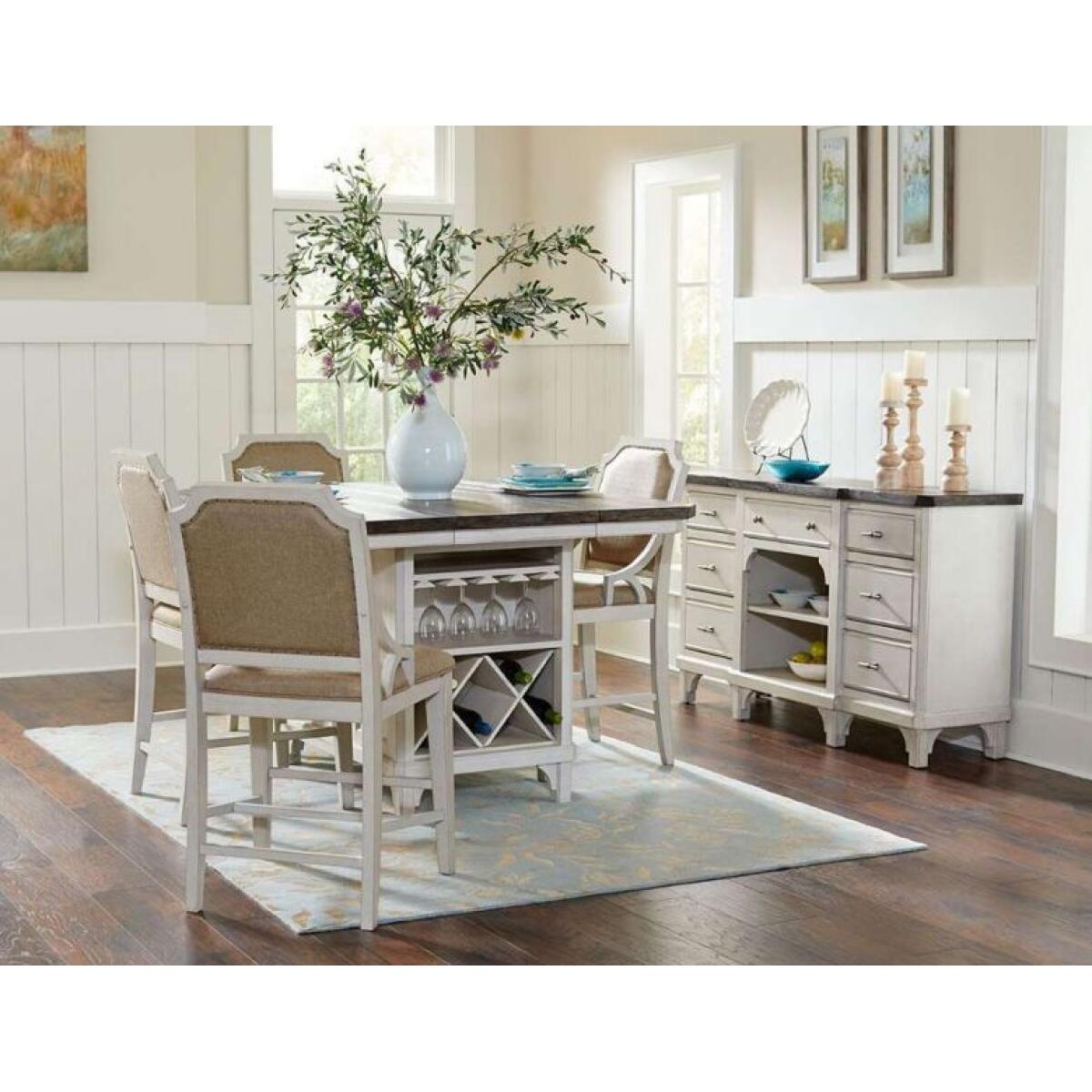 Mystic Cay 7-Piece Kitchen Island Table Set Mystic Cay 7-Piece Kitchen Island Table Set - Image 1
