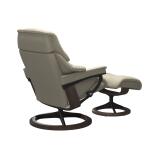 Stressless® Reno (S) Signature Base Recliner with Ottoman - Image 4
