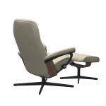 Stressless® Consul (S) Cross Base Recliner with Ottoman - Image 4