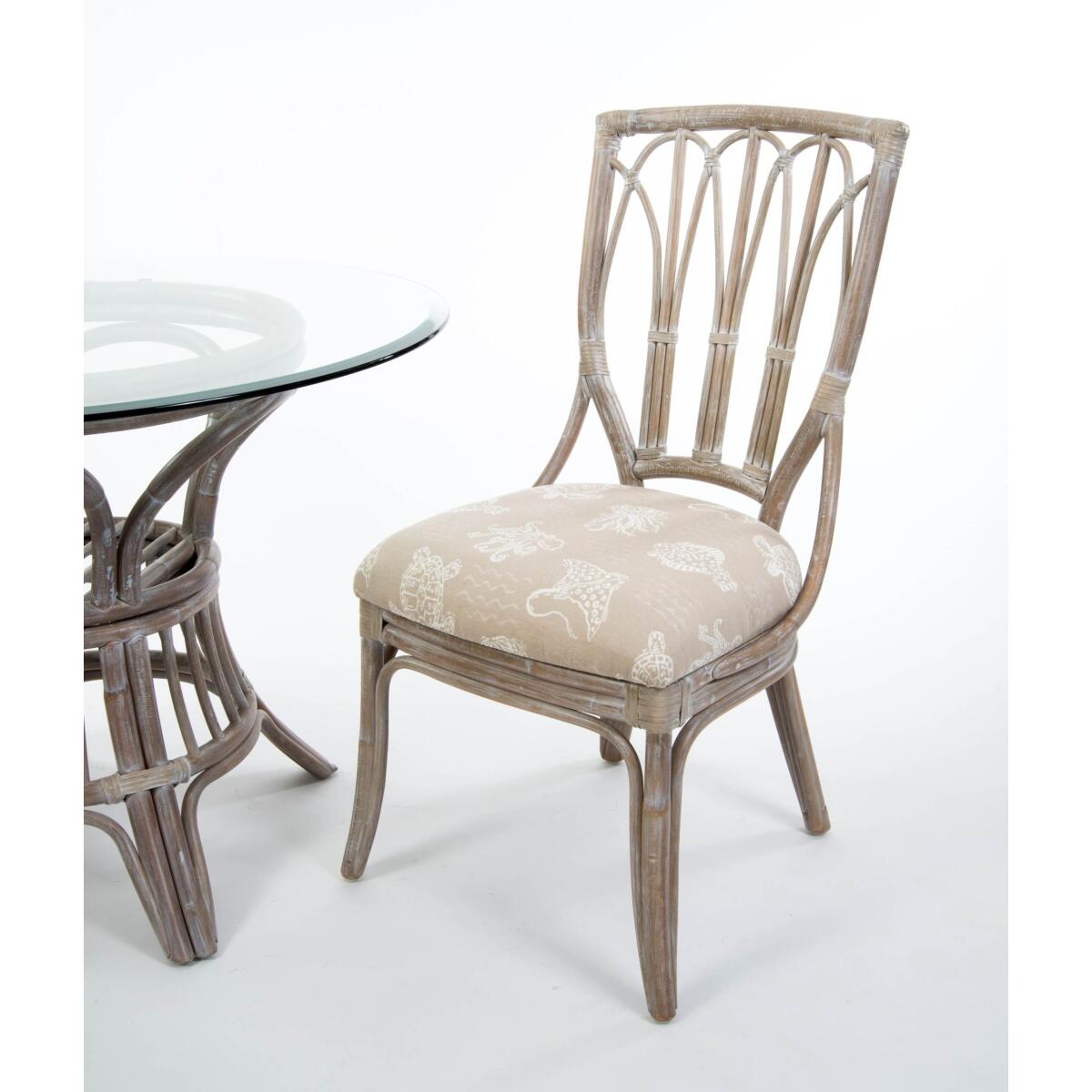 Cuba Dining Side Chair – Washed Linen Finish Cuba Dining Side Chair – Washed Linen Finish - Image 1