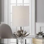Silver Lotus Accent Lamp - Image 3