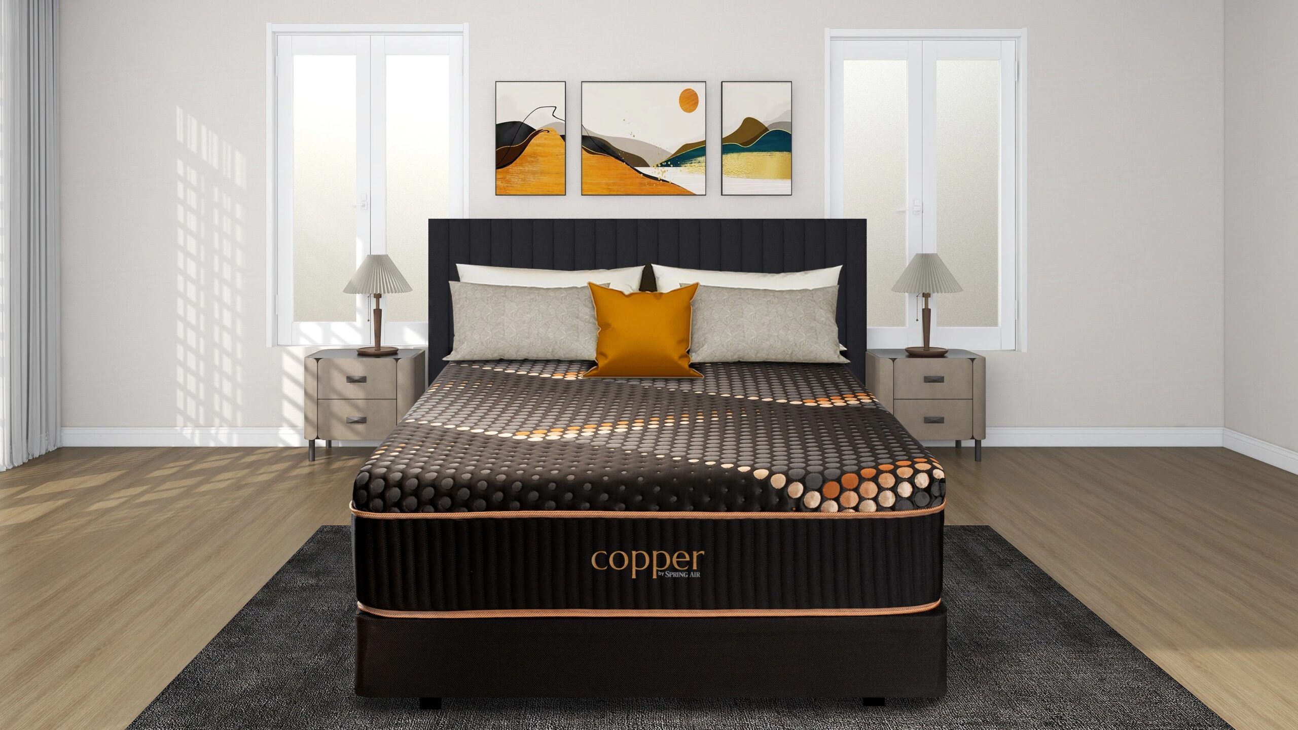 Copper Foam Plush - - 60" W X 80" L